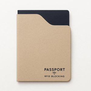 Minimalist RFID Blocking Passport Sleeve Simple Design